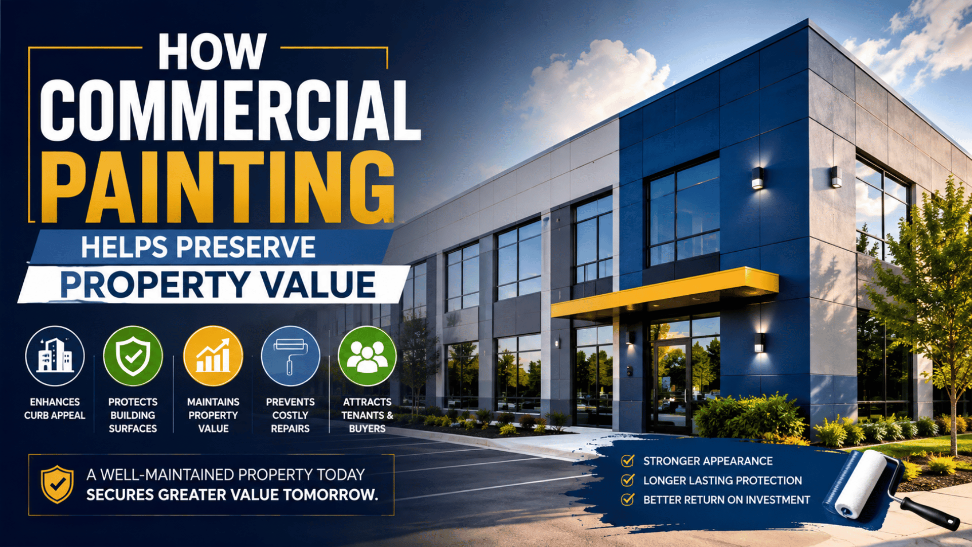 Commercial Painting Helps Preserve Property Value