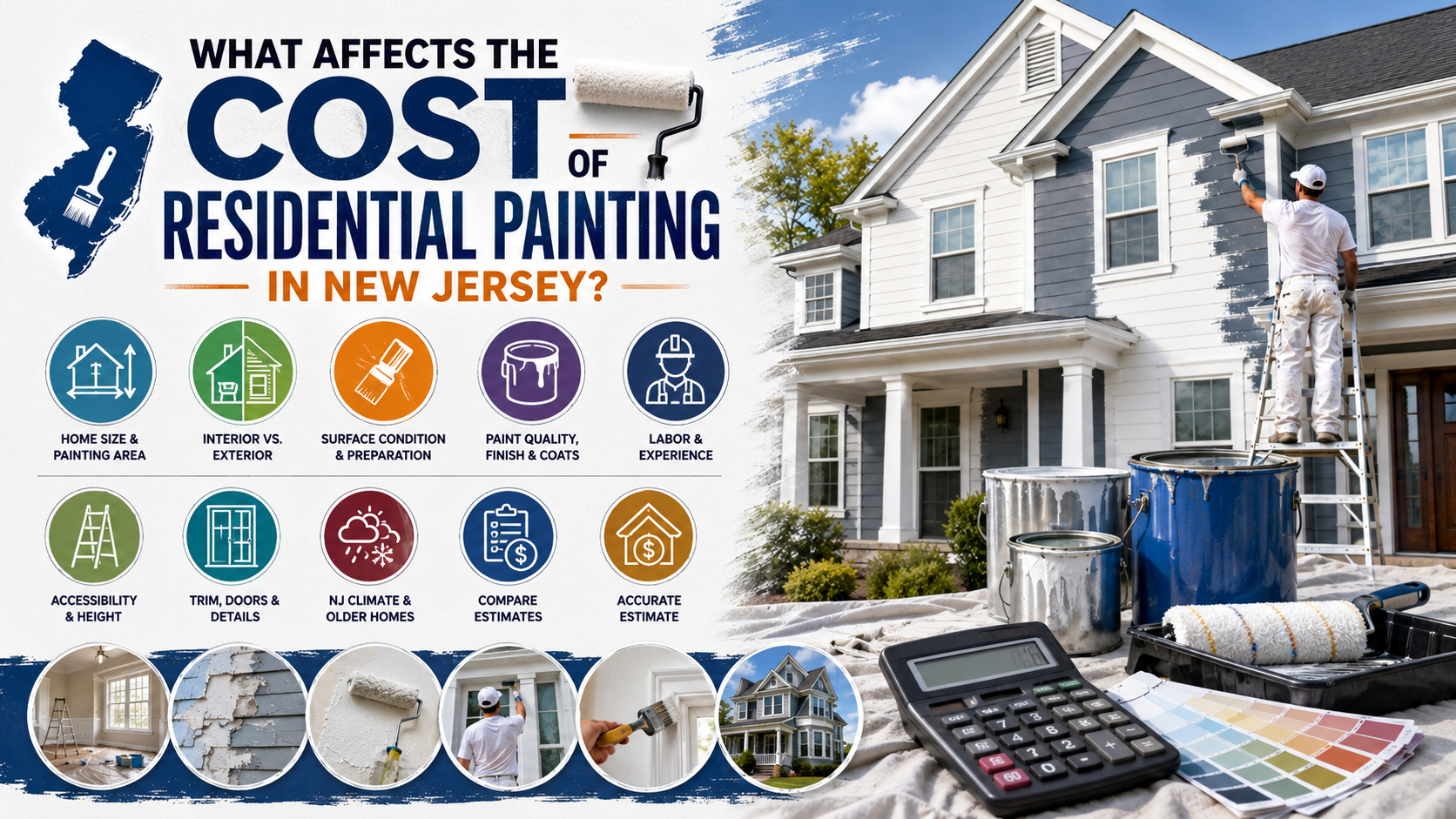 What Affects the Cost of Residential Painting in New Jersey